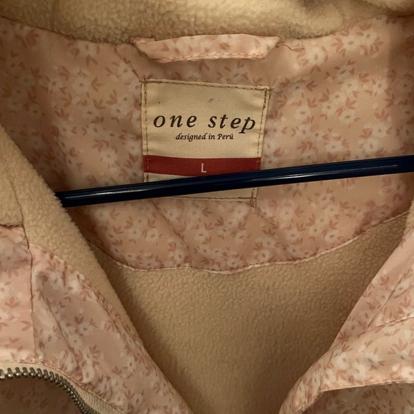 Women's Light Pink Hooded Jacket - Picture 6 of 8